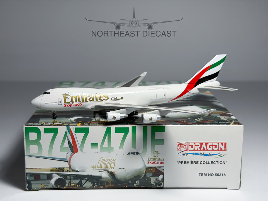 Emirates SkyCargo Boeing 747-400F 1:400 Dragon Wings N408MC (55318)