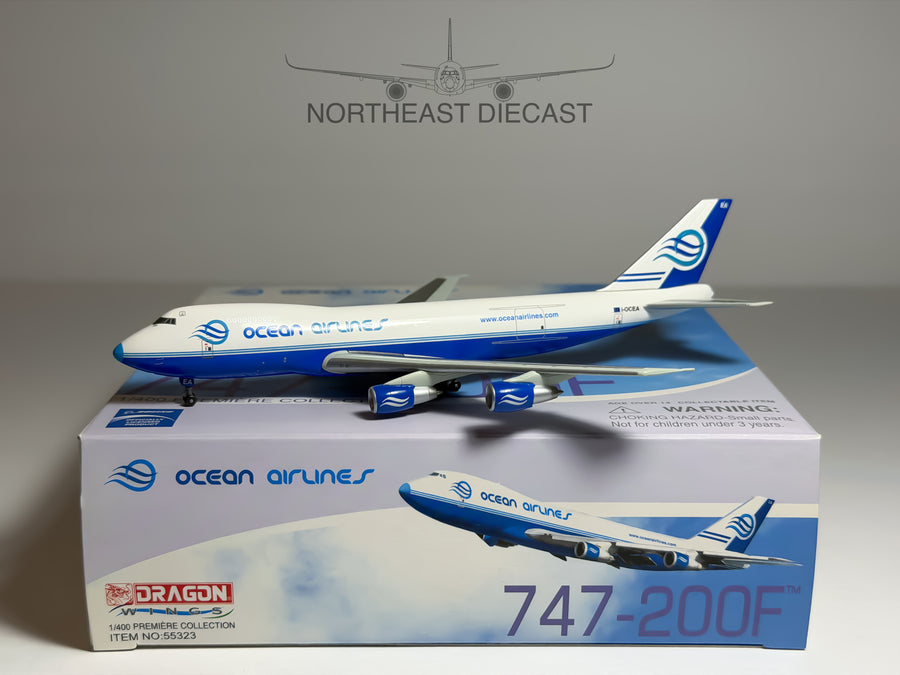 Ocean Airlines Boeing 747-200F 1:400 Dragon Wings I-OCEA (55323)