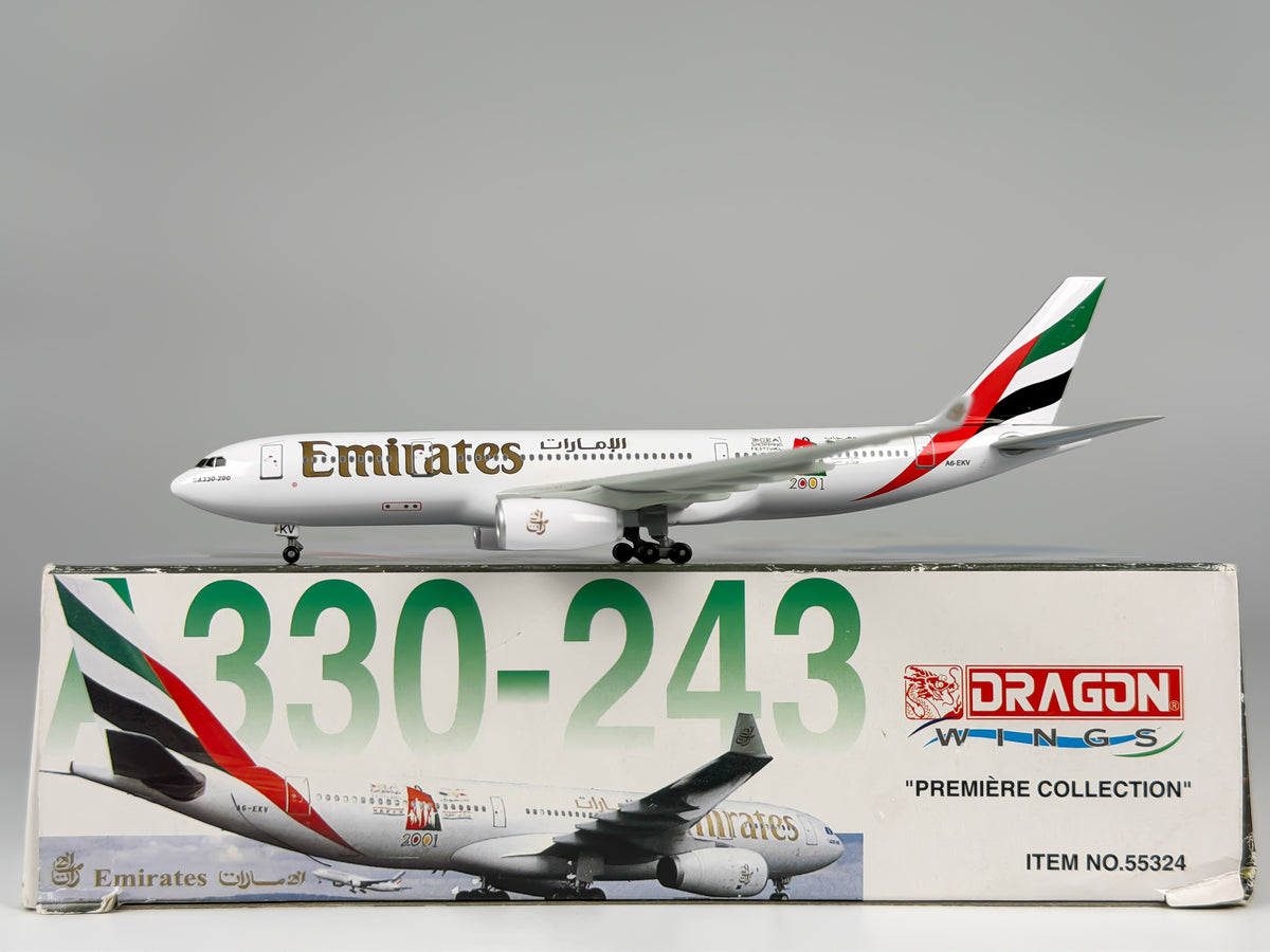 Emirates Airbus A330-200 1:400 Dragon Wings A6-EKV (55324)