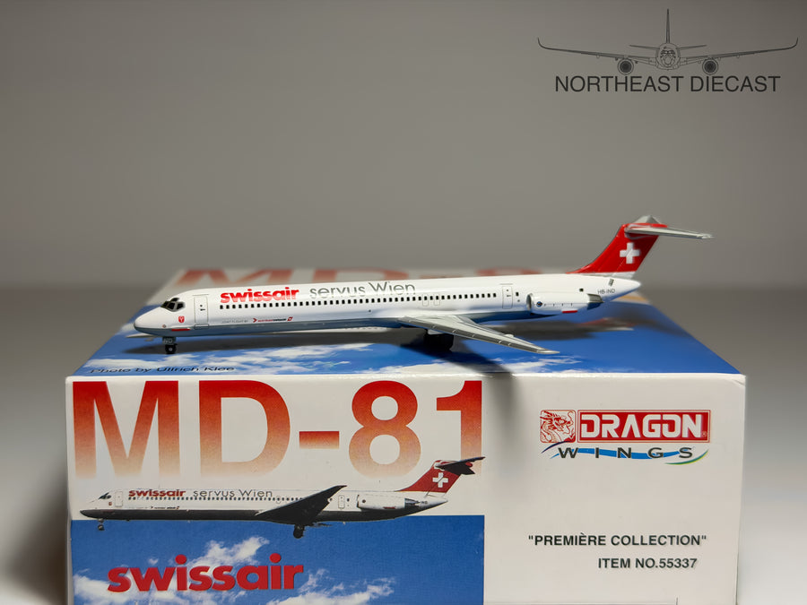 Swissair McDonnell Douglas MD-81 1:400 Dragon Wings HB-IND (55337)