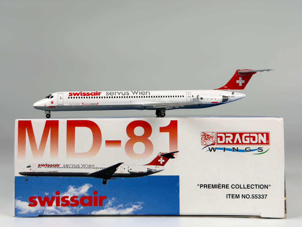 Swissair McDonnell Douglas MD-81 1:400 Dragon Wings HB-IND (55337)