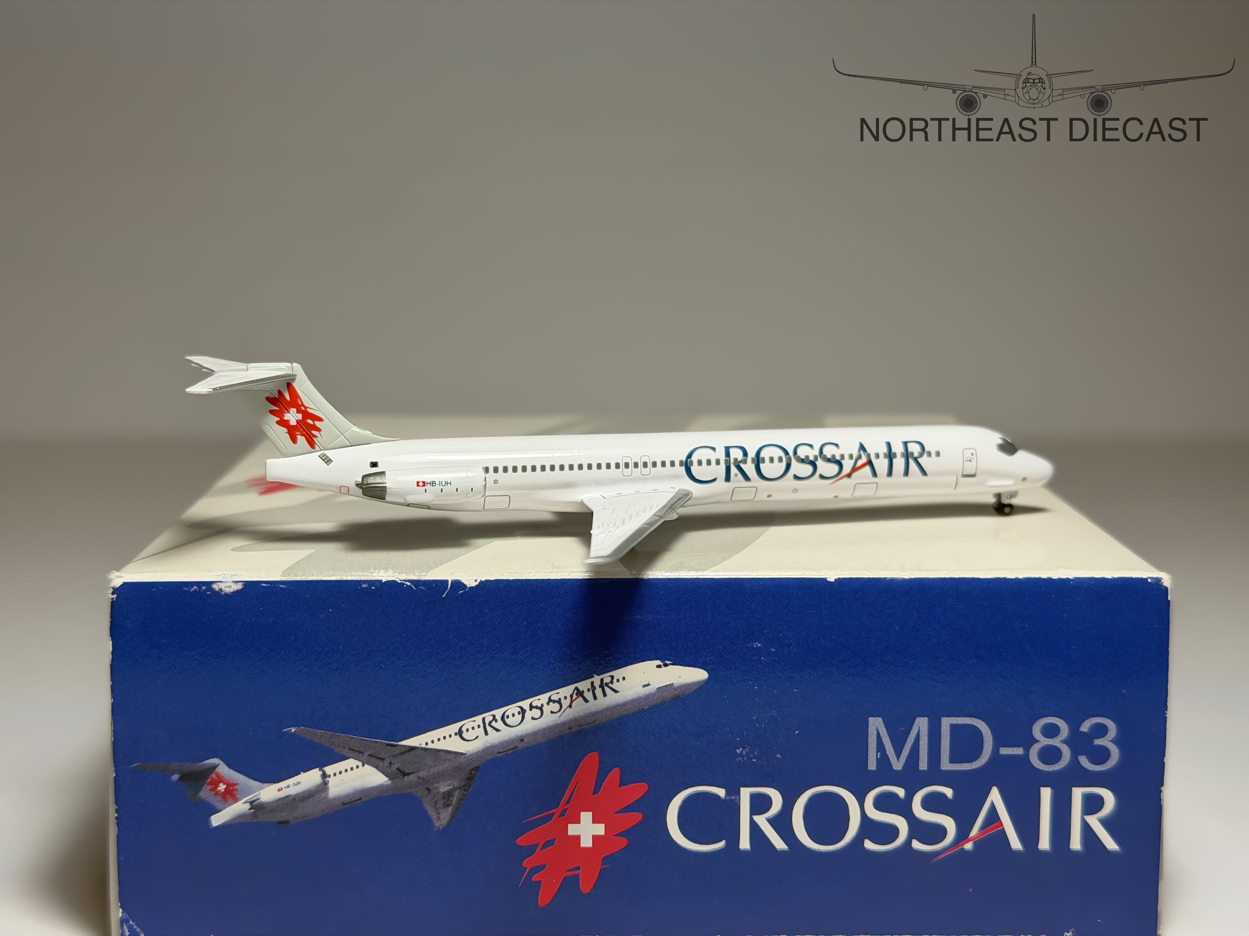 Crossair McDonnell Douglas MD-83 1:400 Dragon Wings HB-IUH (55369)