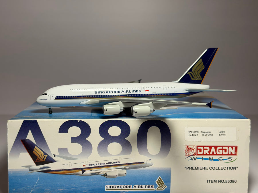 Dragon Wings 1:400 Singapore Airlines Airbus A380-800 current colors 55380