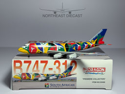 South African Airways Boeing 747-300 1:400 Dragon Wings ZS-SAJ (55400)