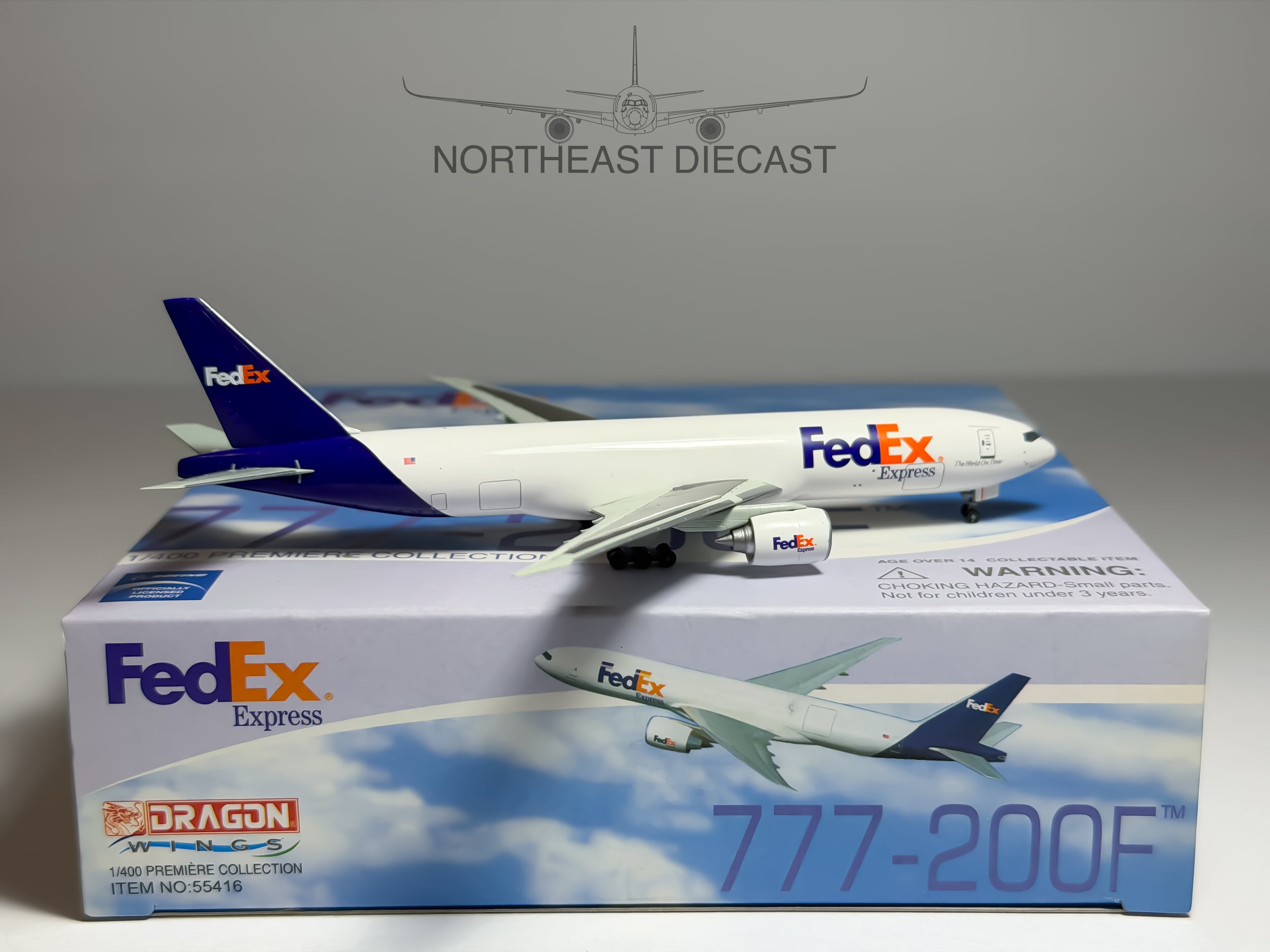 FedEx Express Boeing 777F 1:400 Dragon Wings (55416)