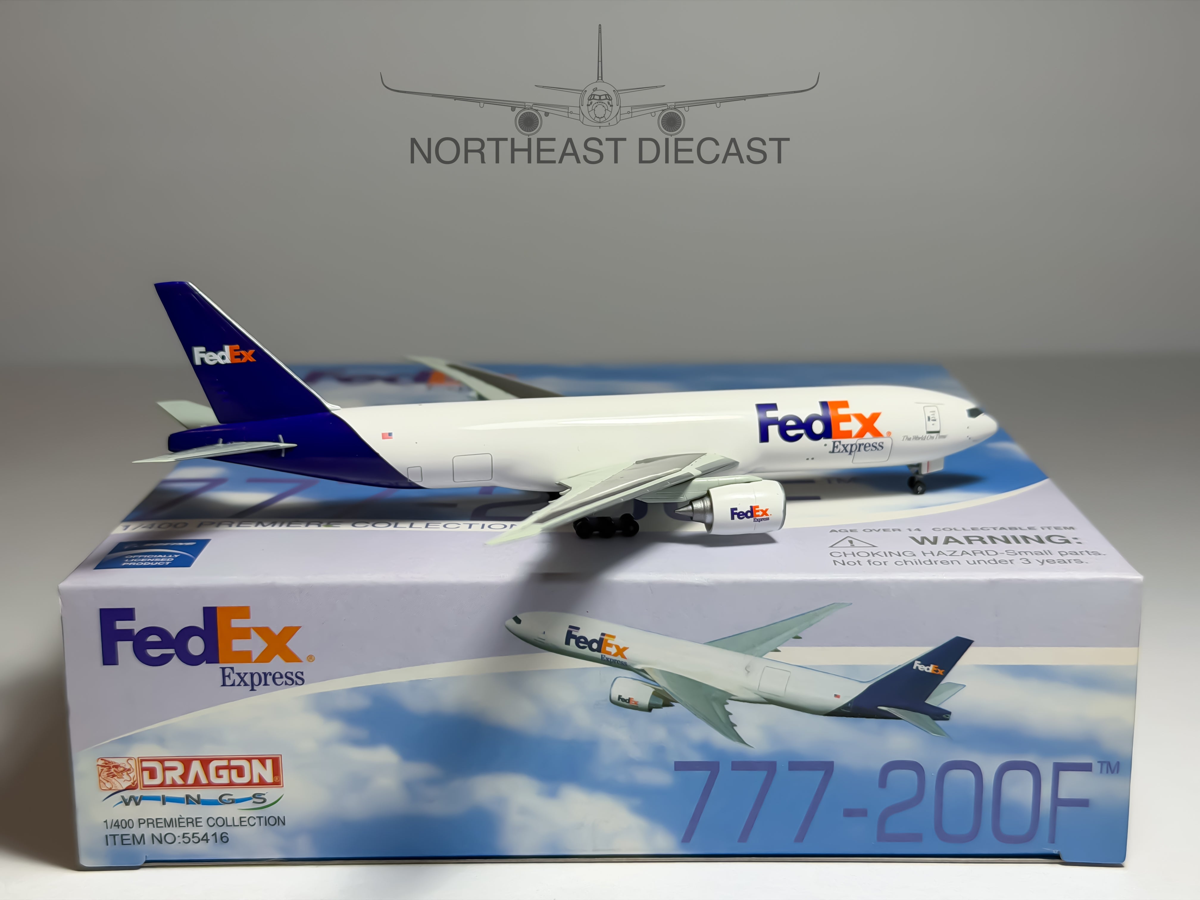 FedEx Express Boeing 777F 1:400 Dragon Wings (55416)