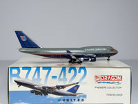 United Airlines Boeing 747-400 1:400 Dragon Wings N186UA (55429)