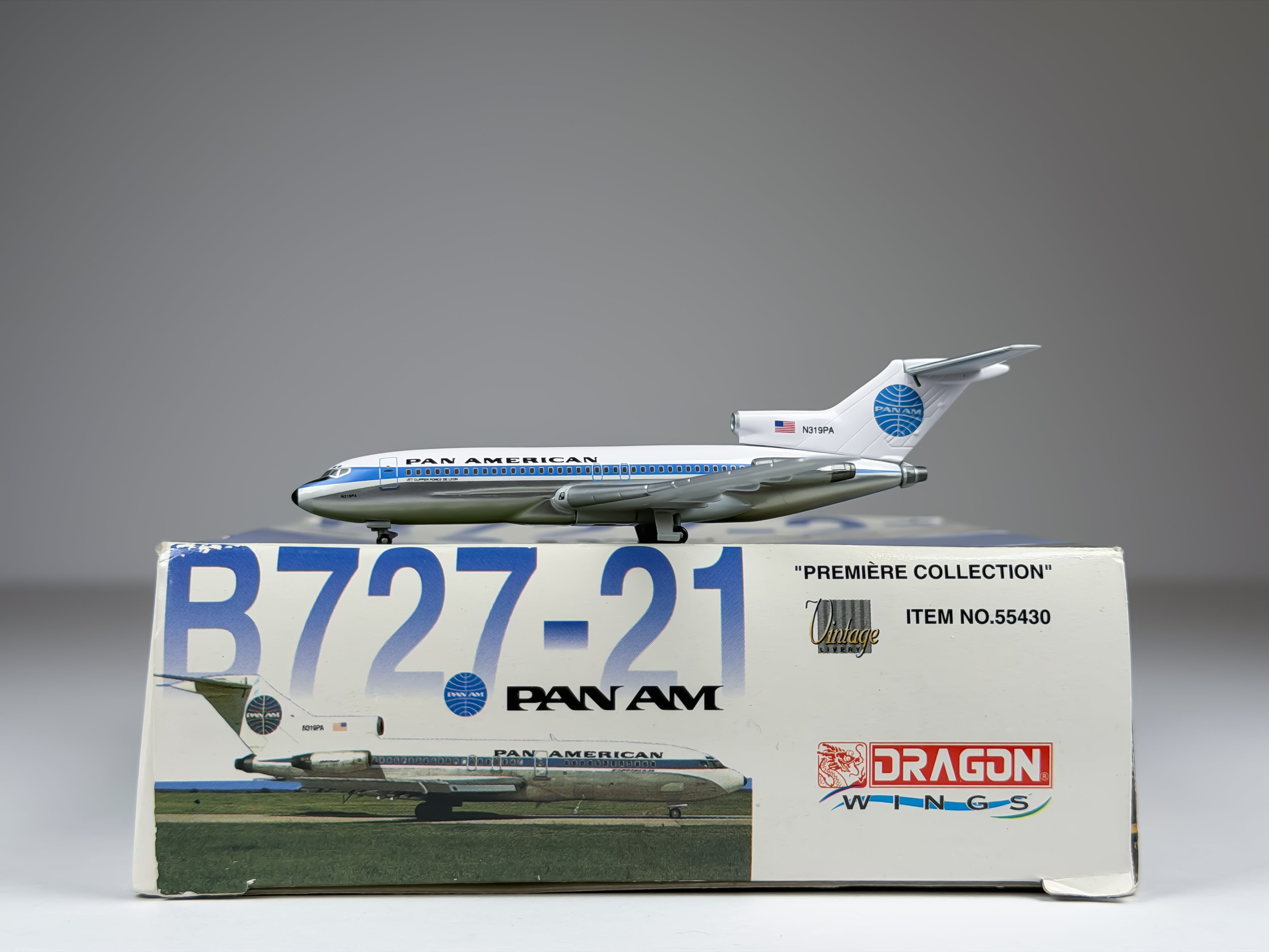 Pan American Boeing 727-100 1:400 Dragon Wings N319PA (55430)