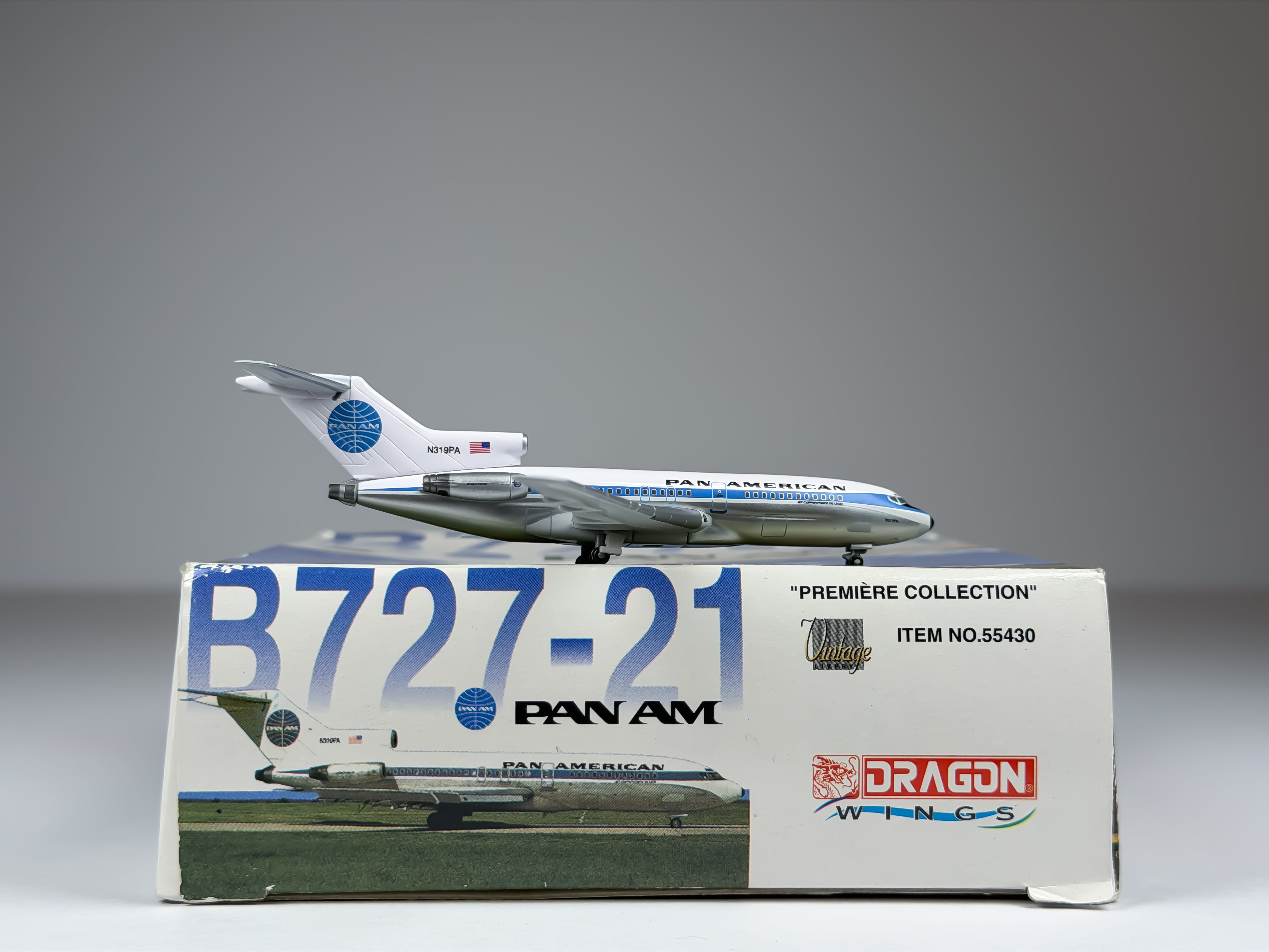 Pan American Boeing 727-100 1:400 Dragon Wings N319PA (55430)