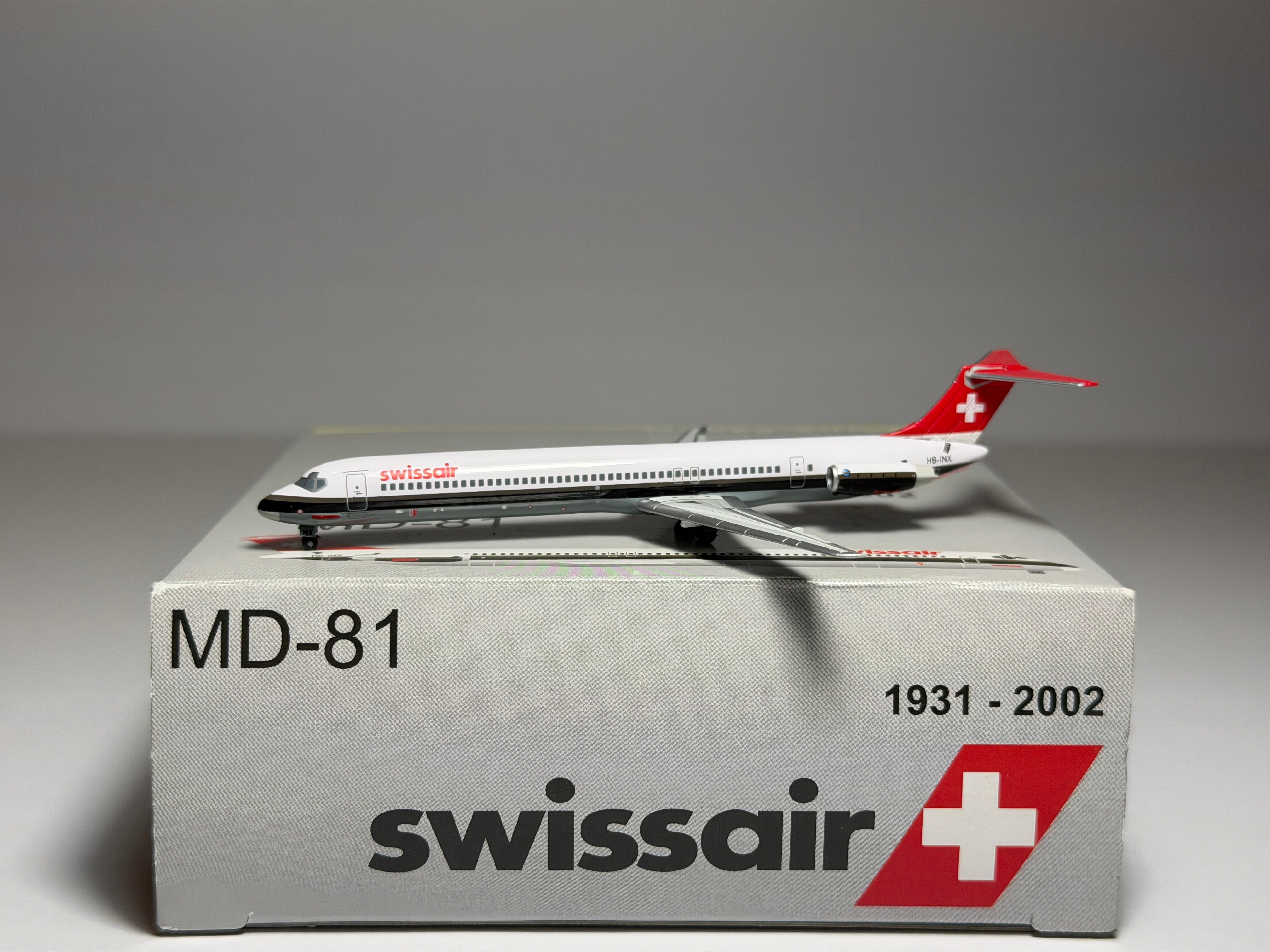 Swissair McDonnell Douglas MD-81 1:400 Dragon Wings HB-INX (55431)