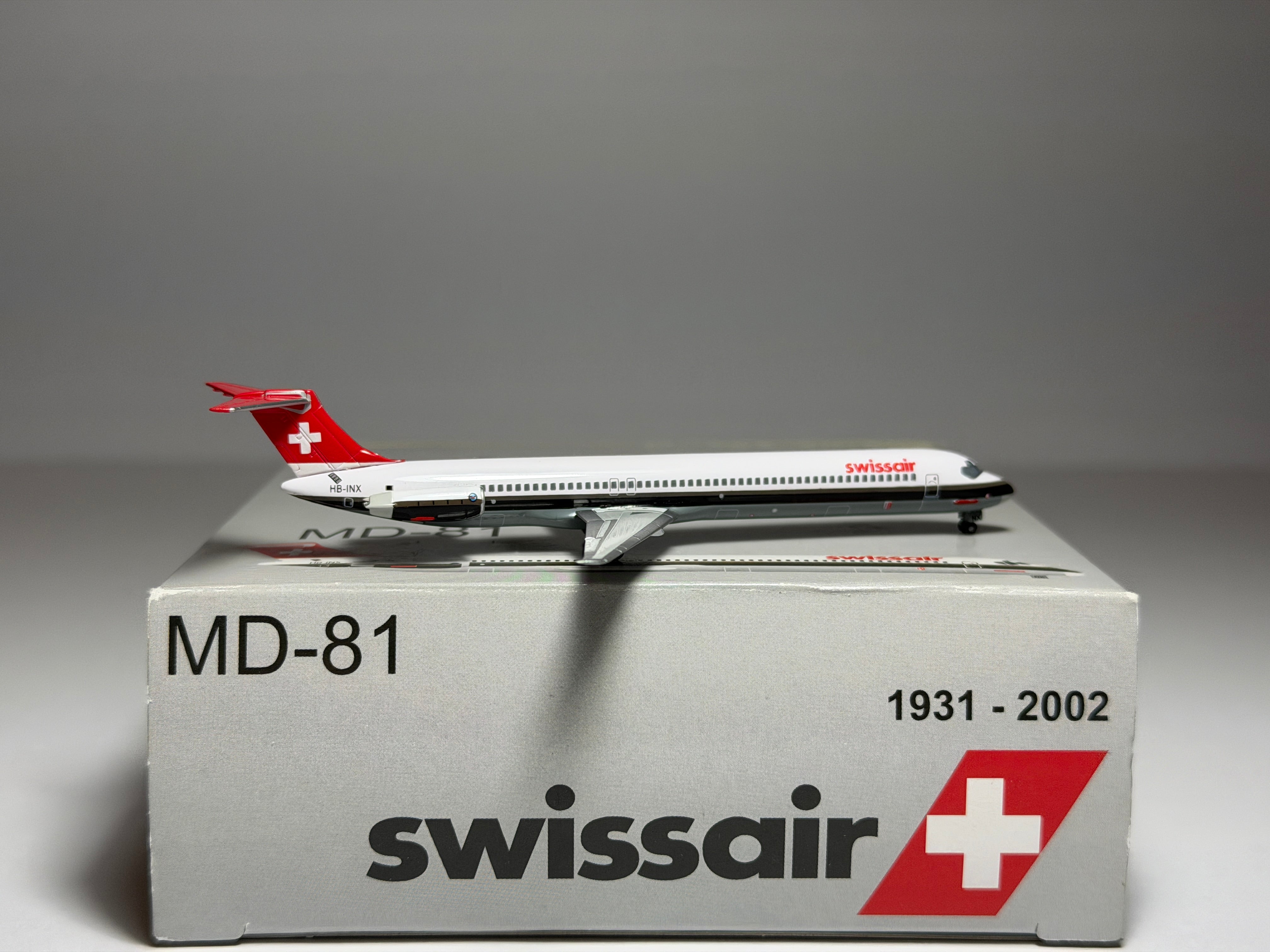 Swissair McDonnell Douglas MD-81 1:400 Dragon Wings HB-INX (55431)