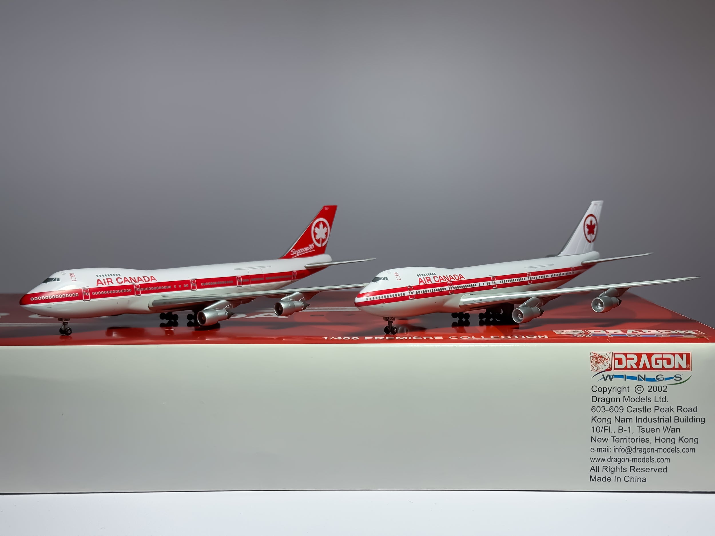 Air Canada Boeing 747-200 1:400 Dragon Wings C-GAGA & C-GAGB (55434)