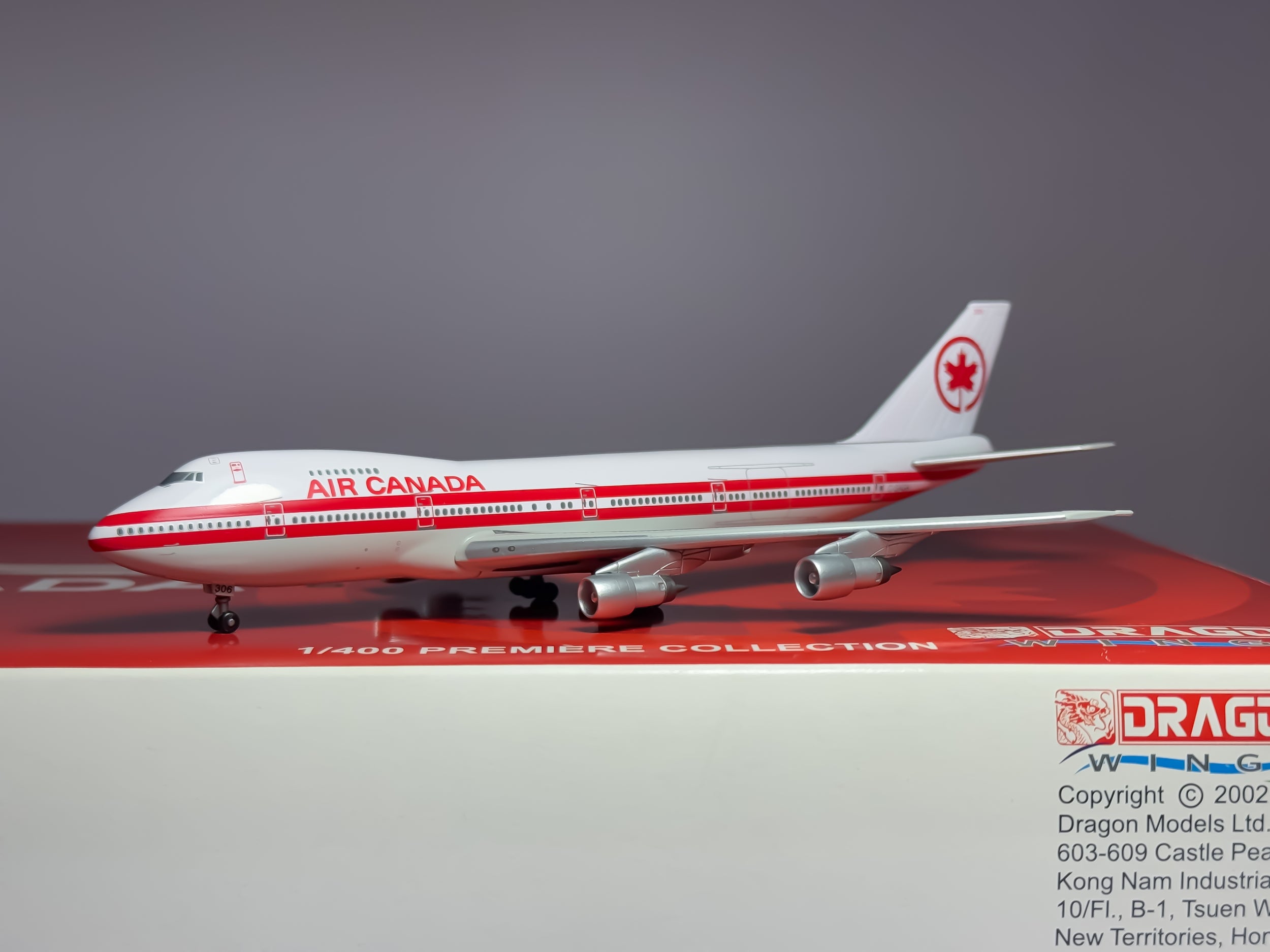 Air Canada Boeing 747-200 1:400 Dragon Wings C-GAGA & C-GAGB (55434)