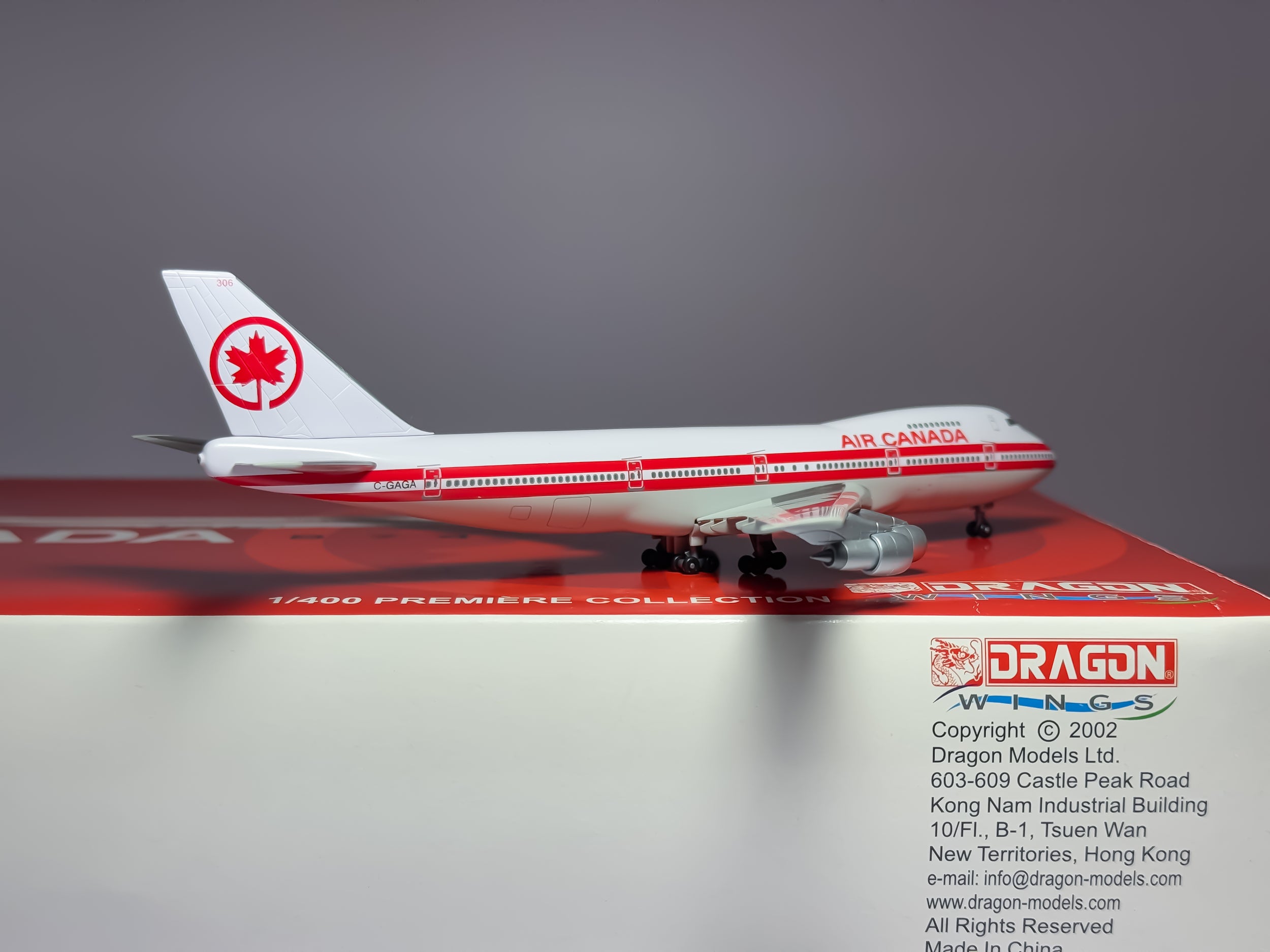 Air Canada Boeing 747-200 1:400 Dragon Wings C-GAGA & C-GAGB (55434)