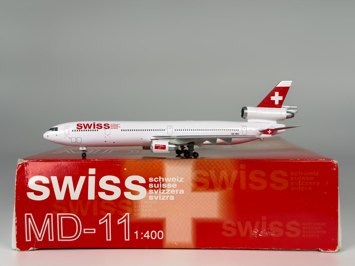 SWISS McDonnell Douglas MD-11 1:400 Dragon Wings HB-IWC (55435)