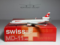 SWISS McDonnell Douglas MD-11 1:400 Dragon Wings HB-IWC (55435)