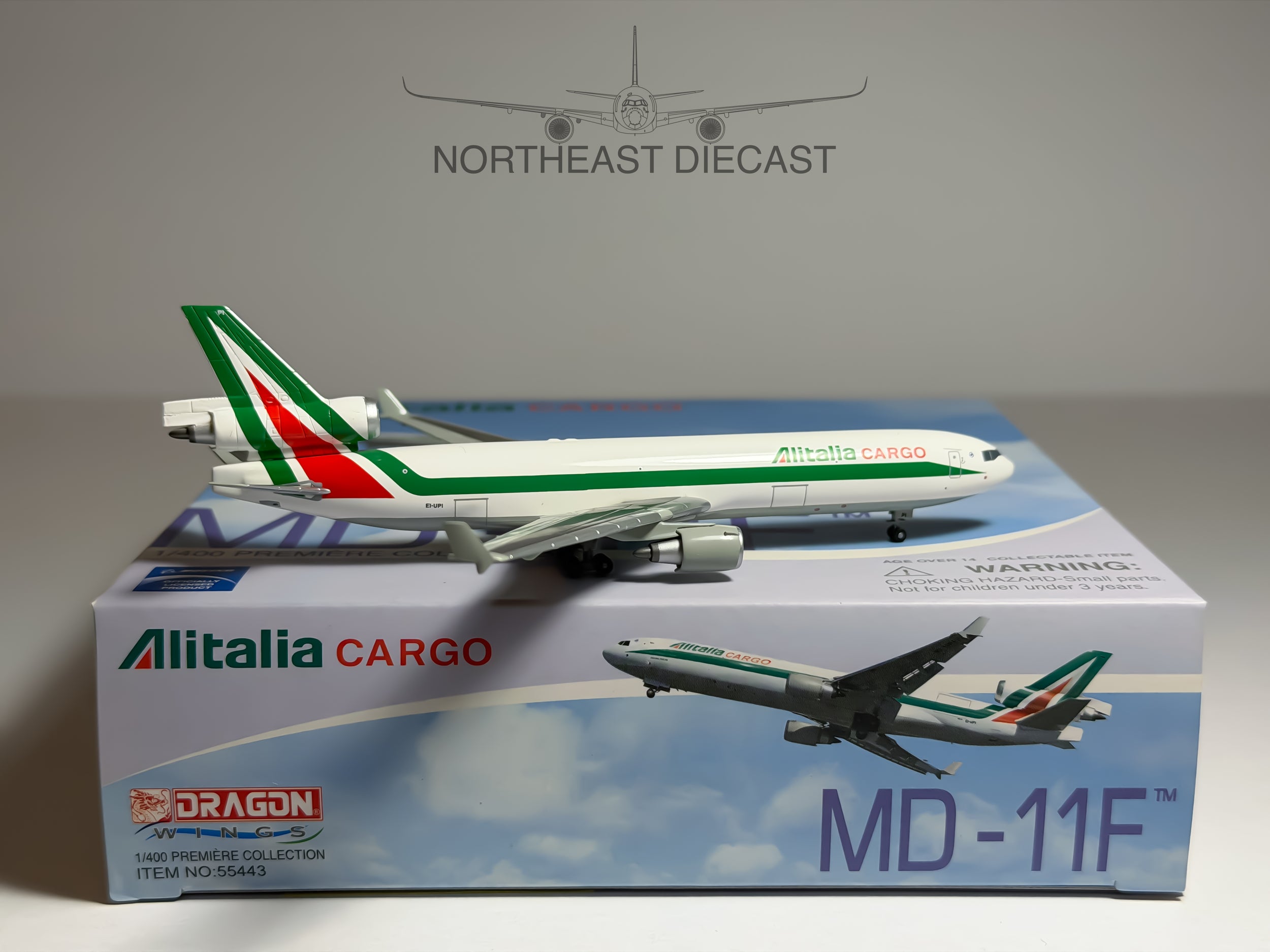 Alitalia Cargo McDonnell Douglas MD-11F 1:400 Dragon Wings EI-UPI (55443)