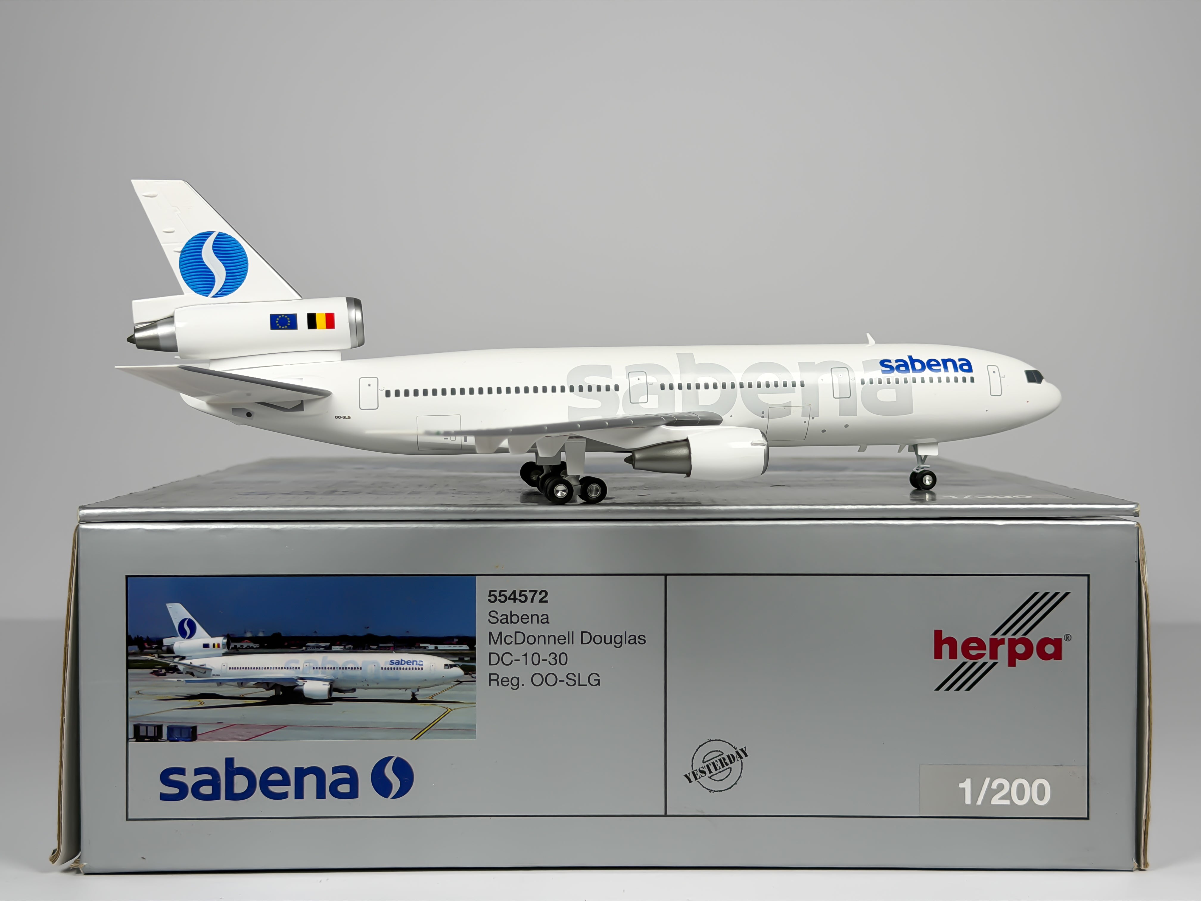 Sabena McDonnell Douglas DC-10-30 1:200 Herpa OO-SLG (554572)