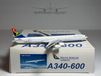 South African Airways Airbus A340-600 1:400 Dragon Wings ZS-SNA (55463)