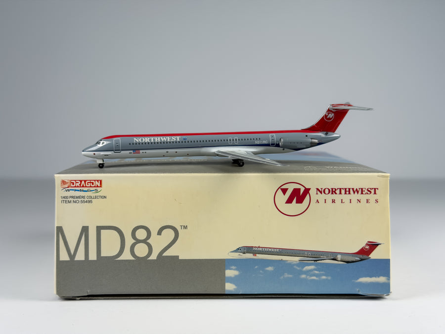 Northwest Airlines McDonnell Douglas MD-82 1:400 Dragon Wings N311RC (55495)