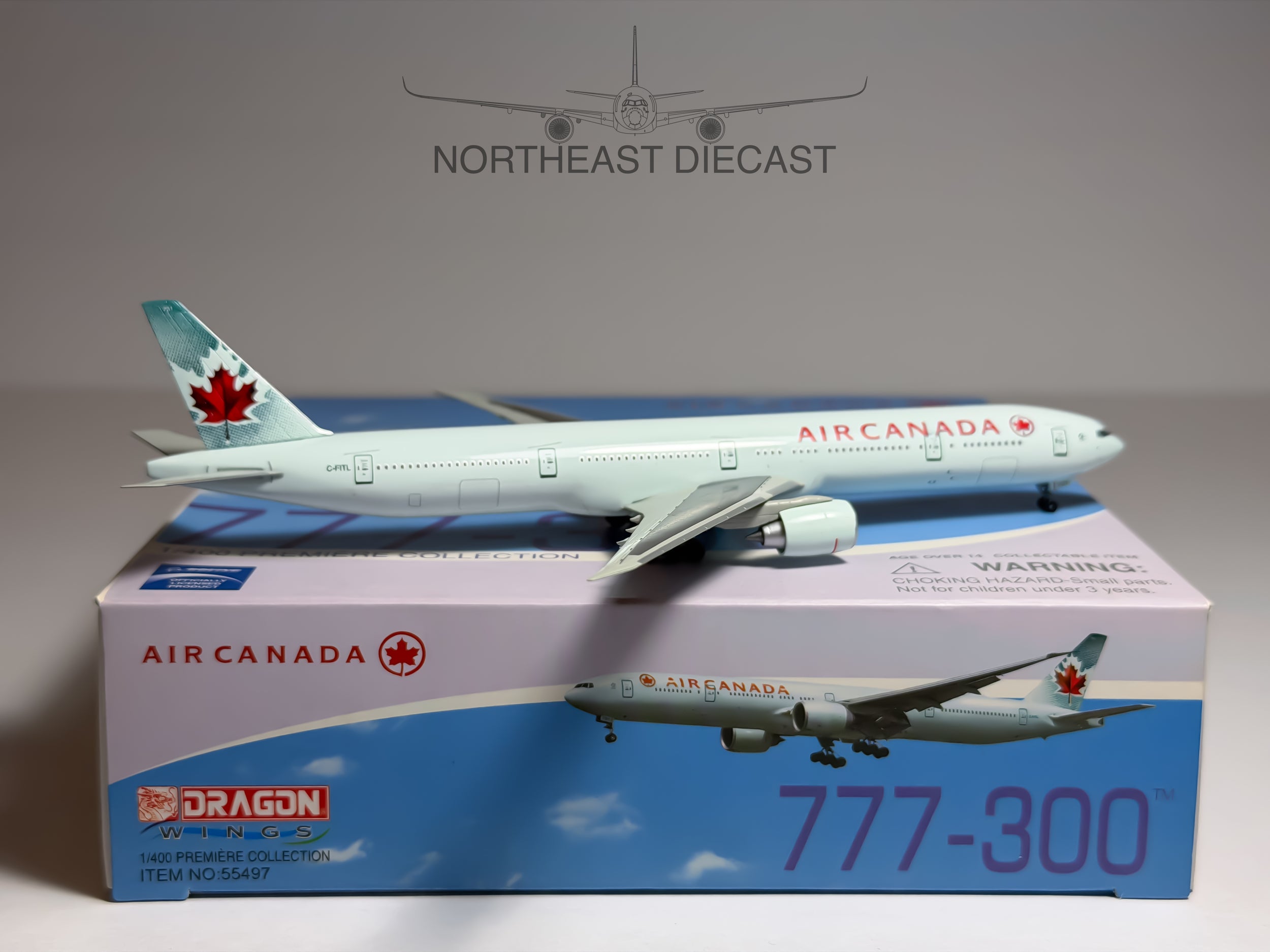 Air Canada Boeing 777-300 1:400 Dragon Wings C-FITL (55497)