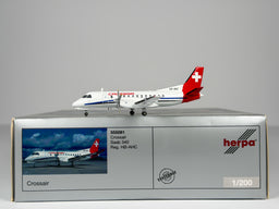 Crossair Saab 340 1:200 Herpa HB-AHC (555081)
