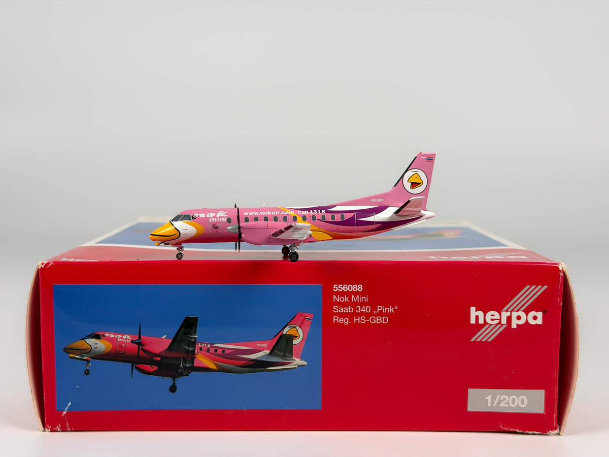 Nok Mini Saab 340 1:200 Herpa HS-GBD (556088)