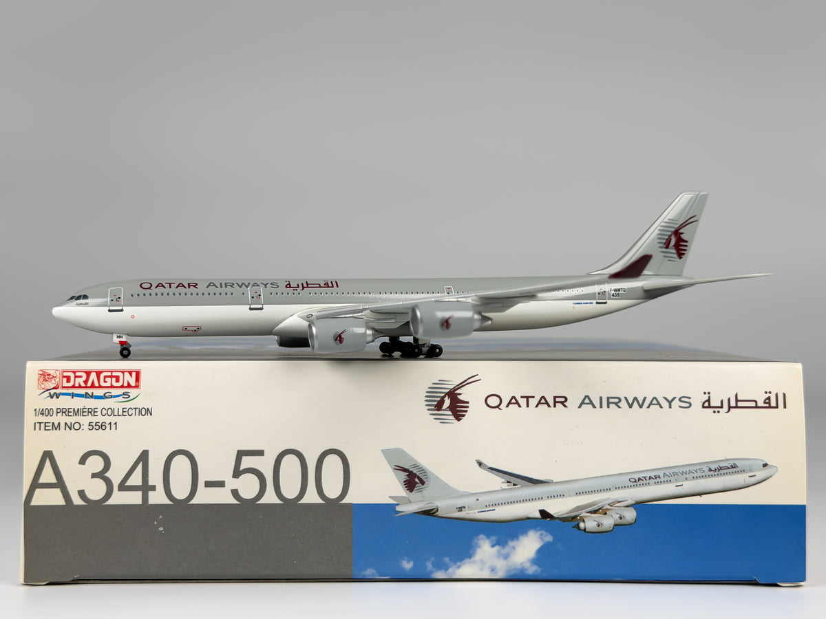 Qatar Airways Airbus A340-500 1:400 Dragon Wings F-WWTQ (55611)