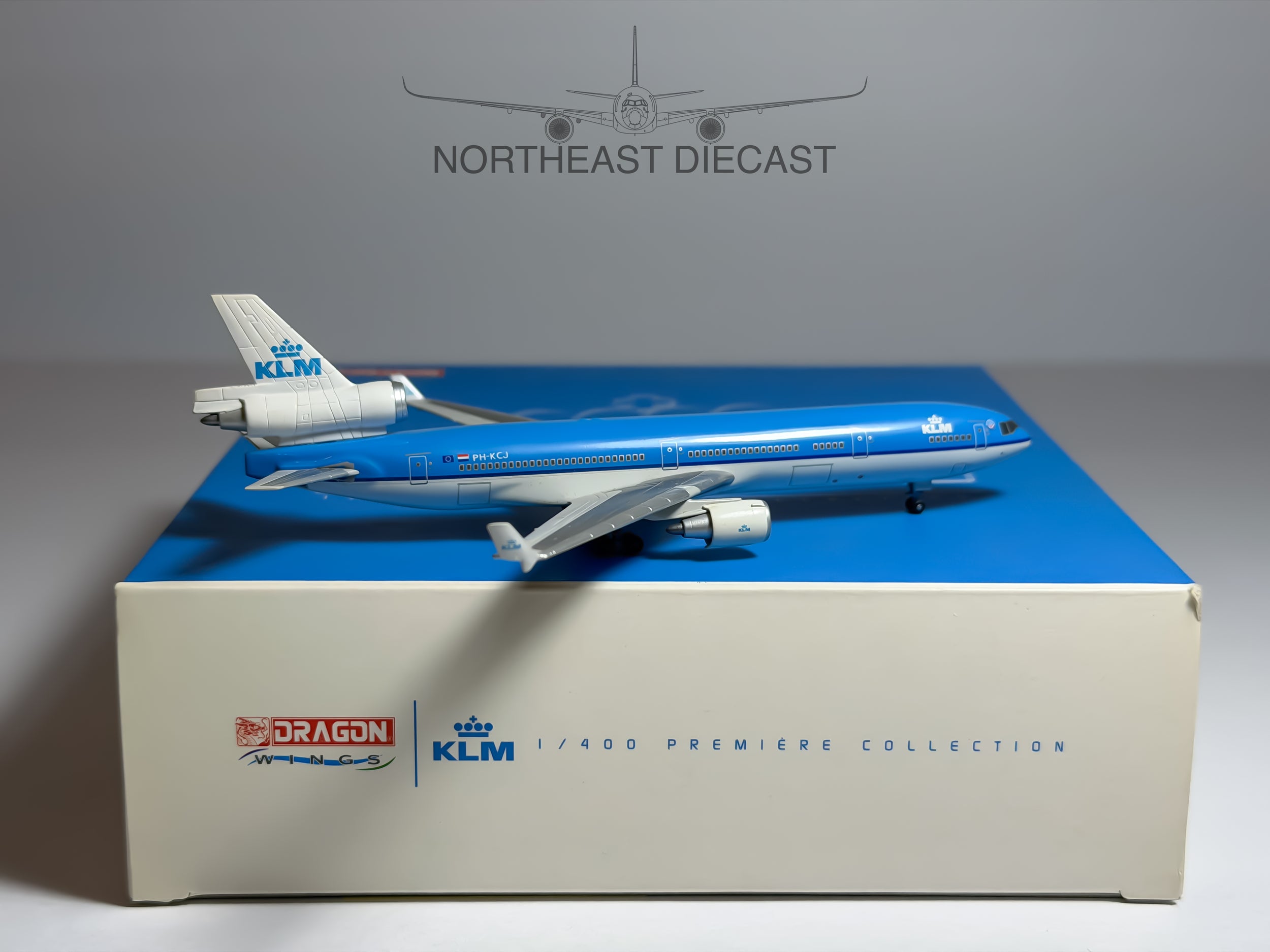 KLM Royal Dutch McDonnell Douglas MD-11 1:400 Dragon Wings PH-KCJ (55623)