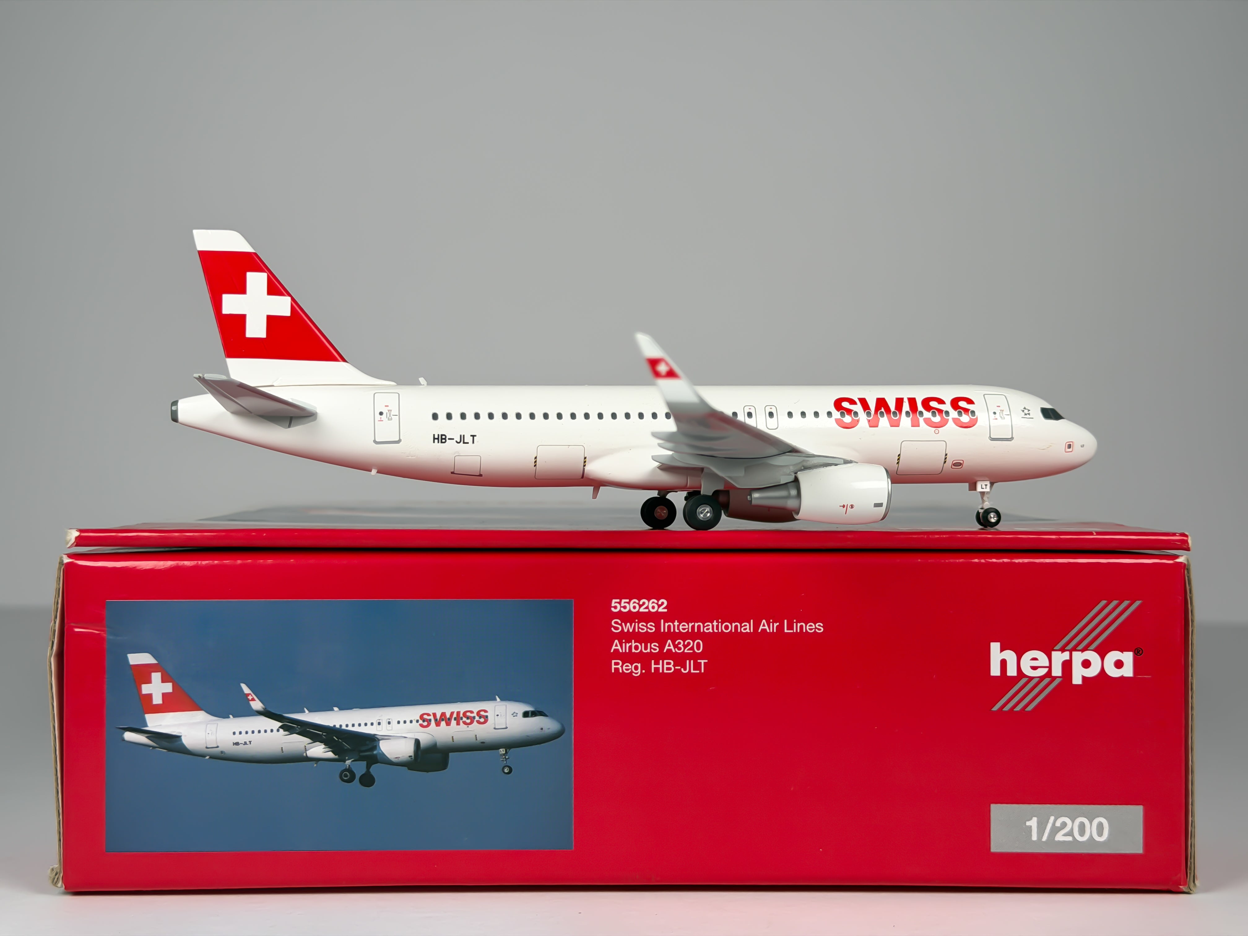 SWISS Airbus A320 1:200 Herpa HB-JLT (556262)
