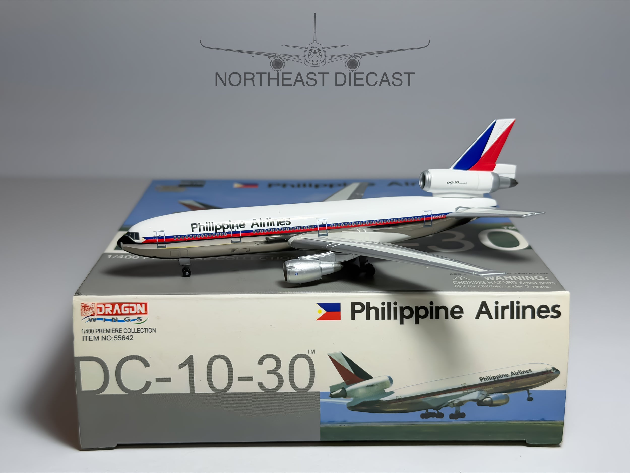 Philippine Airlines McDonnell Douglas DC-10-30 1:400 Dragon Wings PH-DTI (55642)