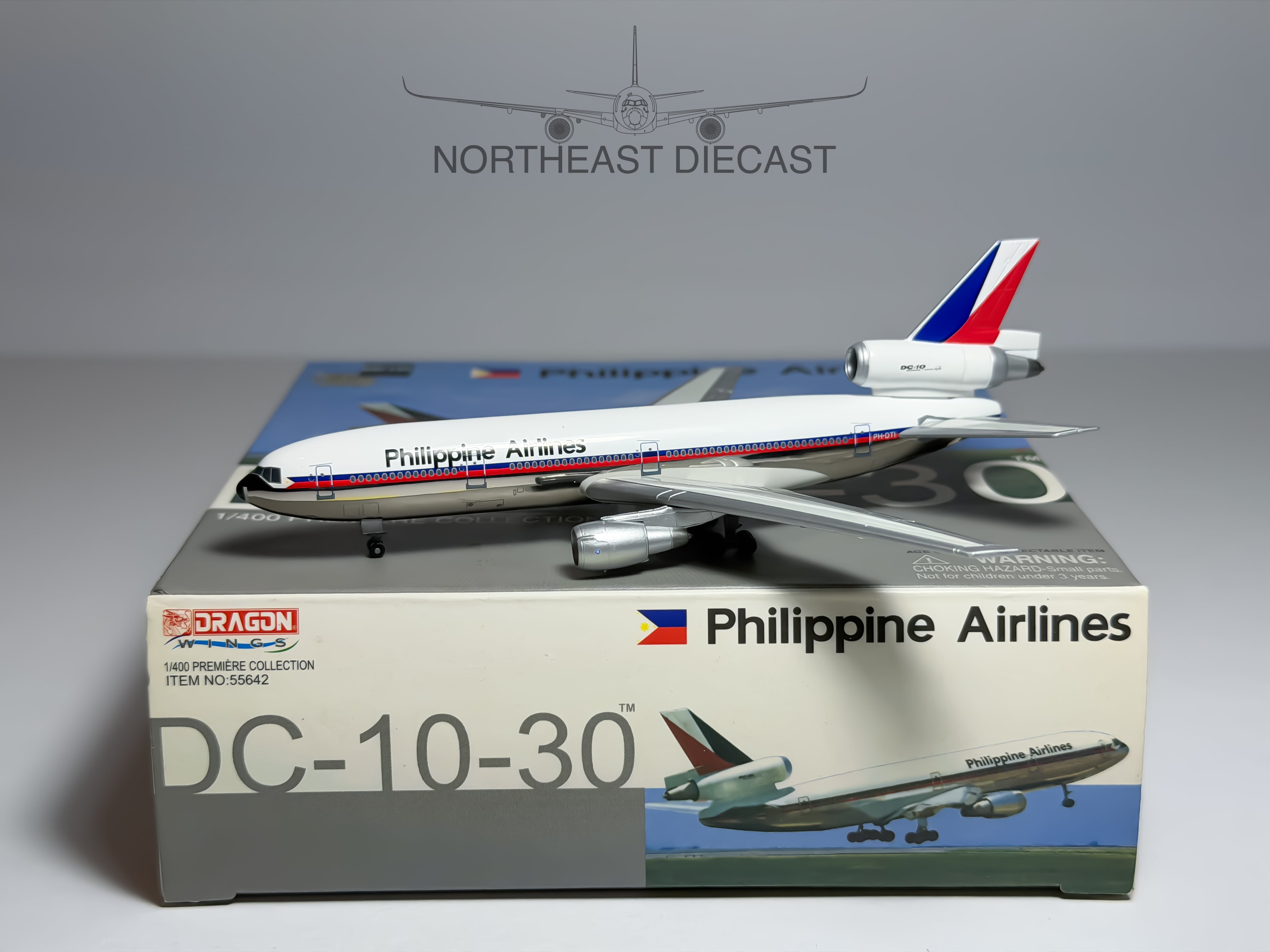 Philippine Airlines McDonnell Douglas DC-10-30 1:400 Dragon Wings PH-DTI (55642)