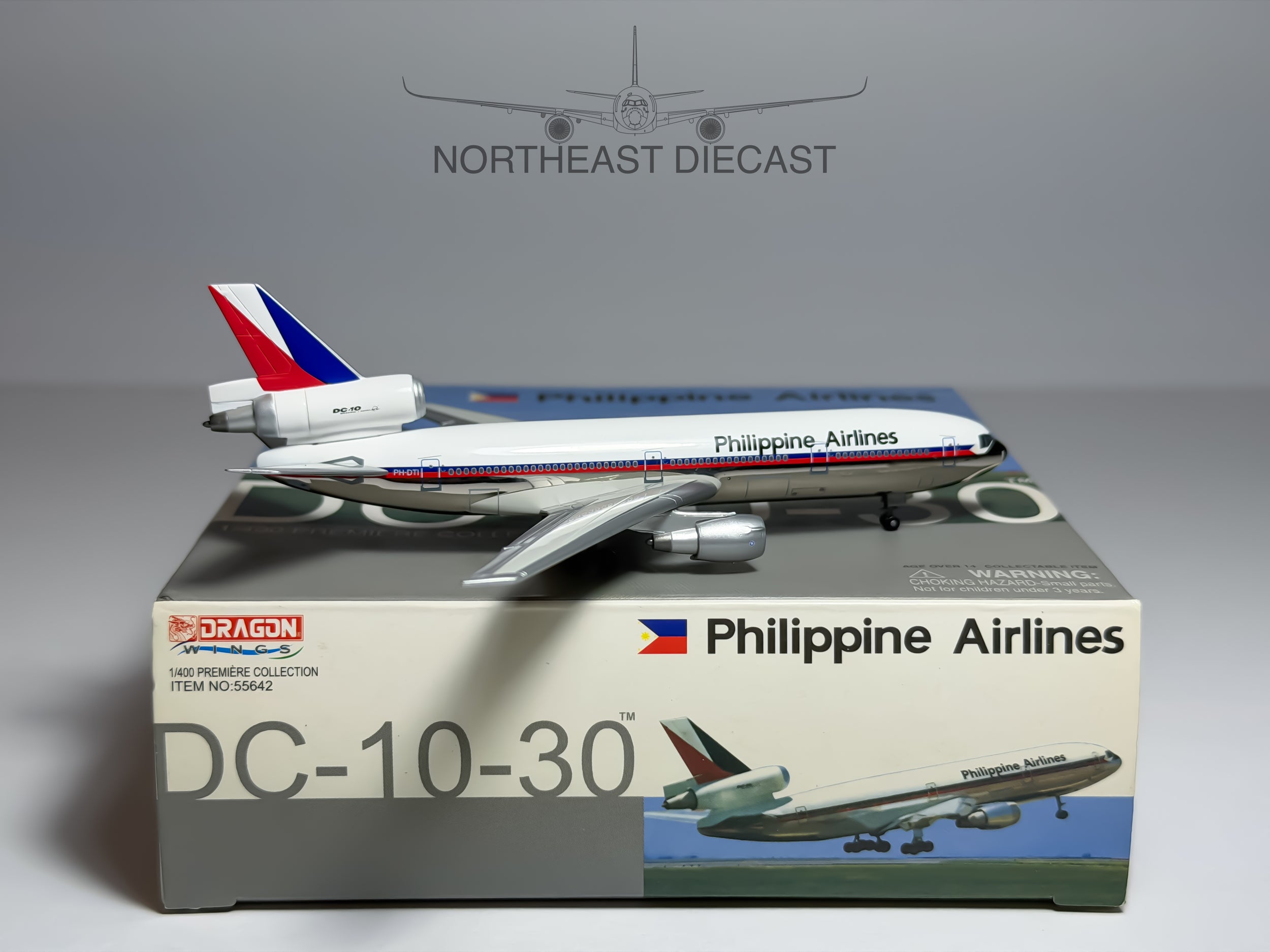 Philippine Airlines McDonnell Douglas DC-10-30 1:400 Dragon Wings PH-DTI (55642)