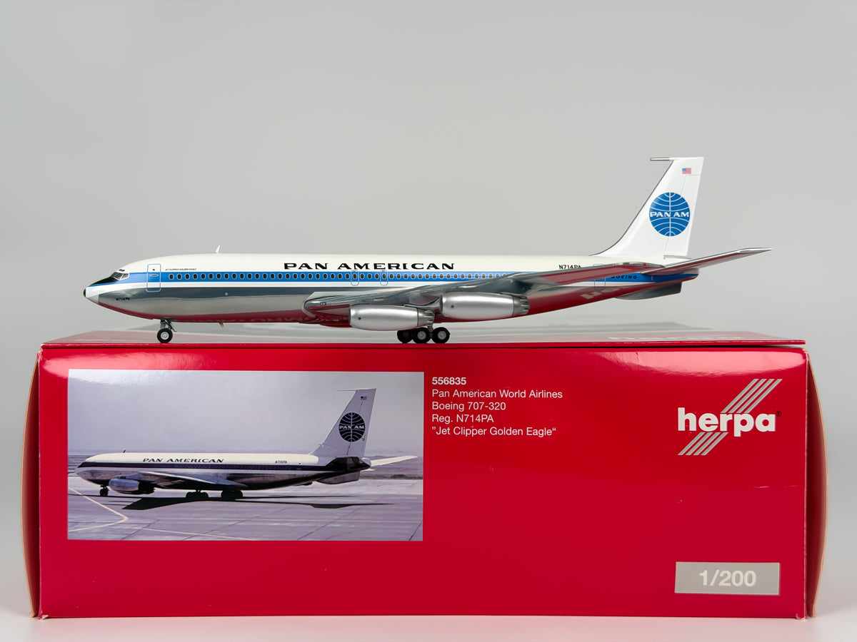 Pan American Boeing 707-300 1:200 Herpa N714PA (556835)