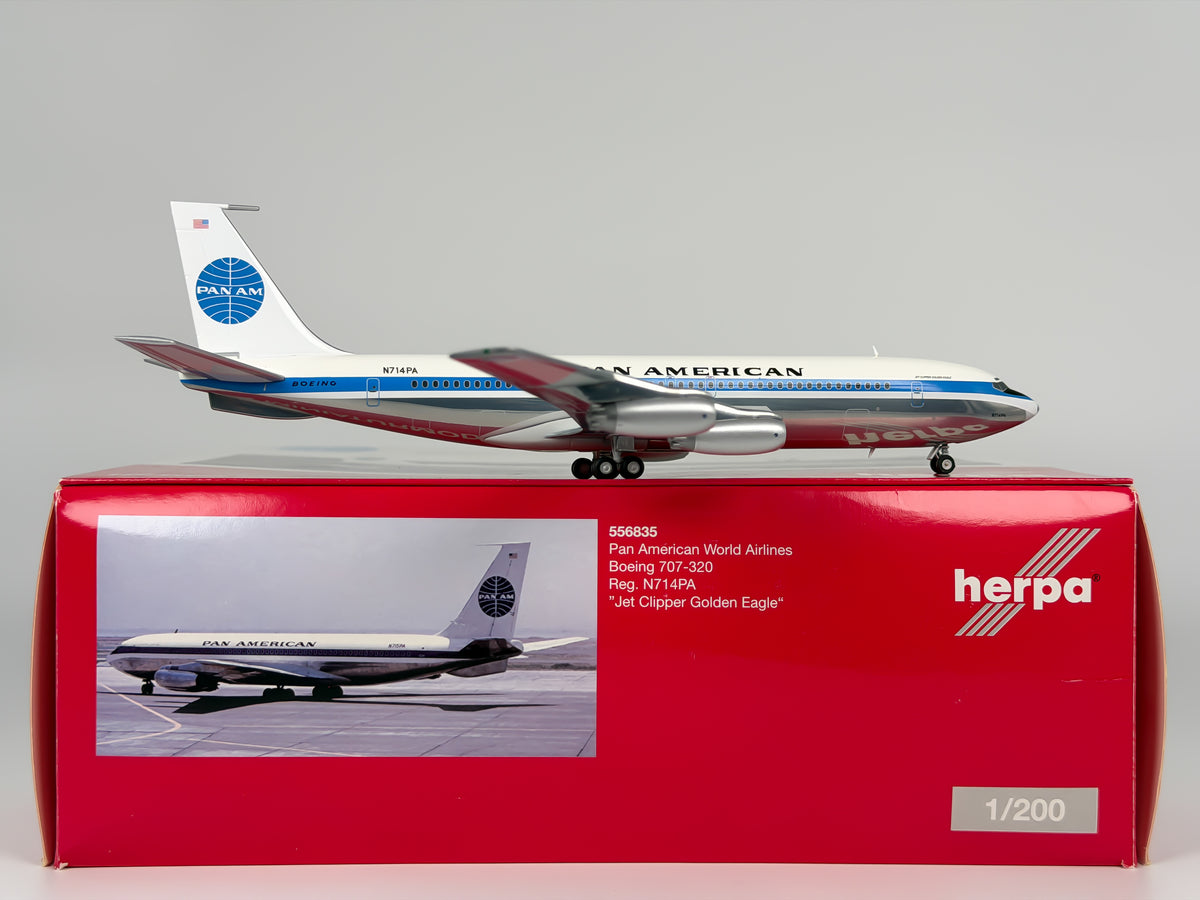 Pan American Boeing 707-300 1:200 Herpa N714PA (556835)