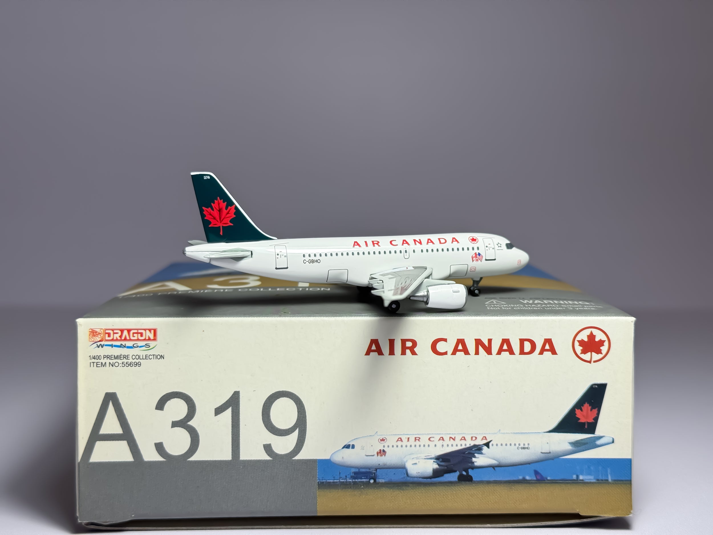 Air Canada Airbus A319 1:400 Dragon Wings C-GBHO (55699)