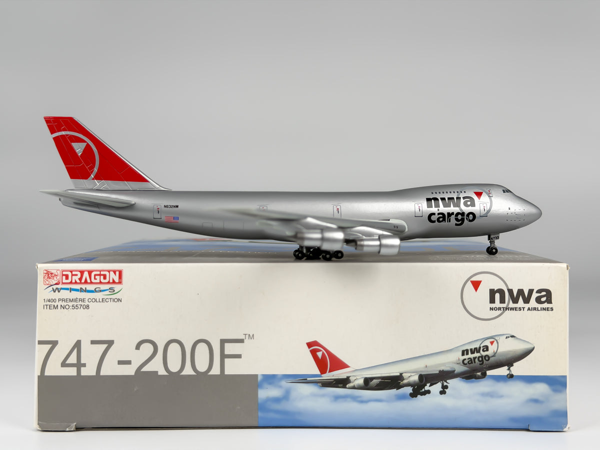 Northwest Cargo Boeing 747-200F 1:400 Dragon Wings N632NW (55708)