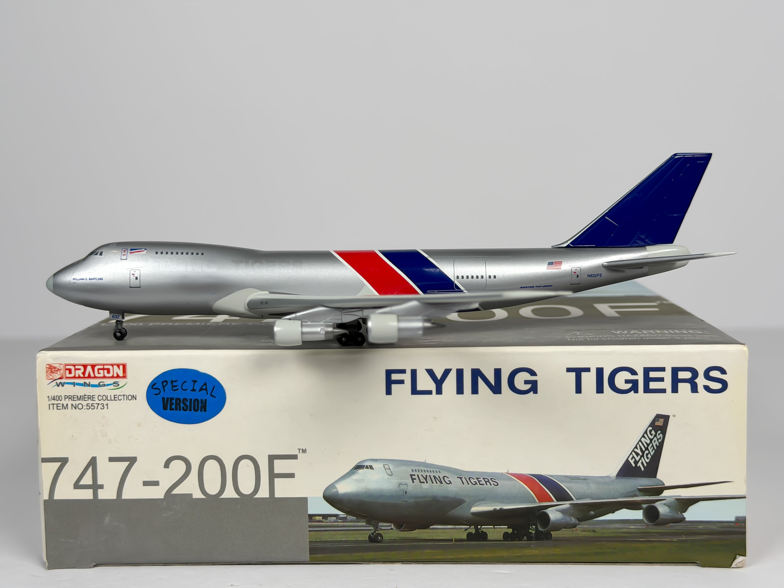 FedEx Express Boeing 747-200F 1:400 Dragon Wings N632FE (55731B)