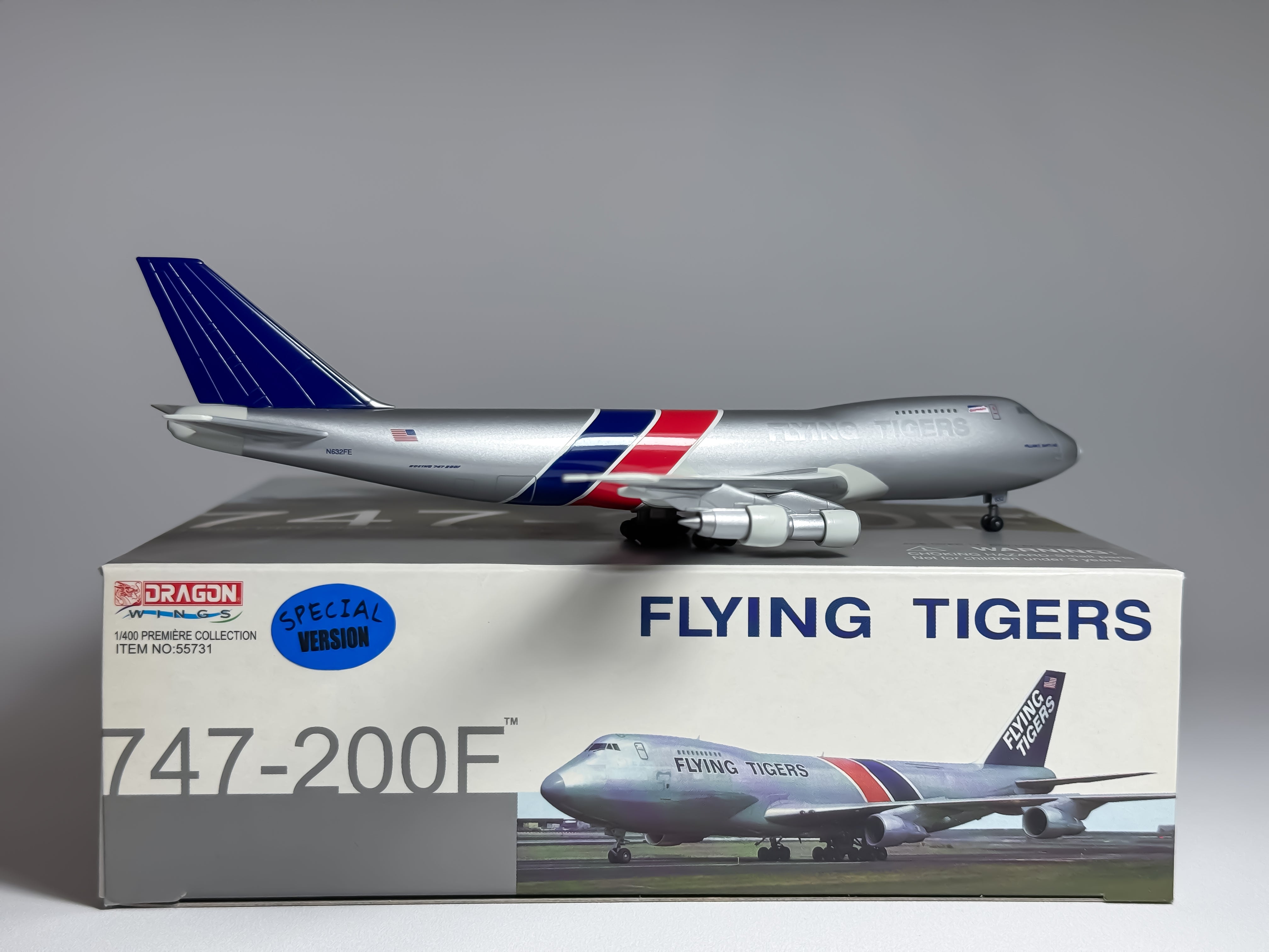 FedEx Express Boeing 747-200F 1:400 Dragon Wings N632FE (55731)