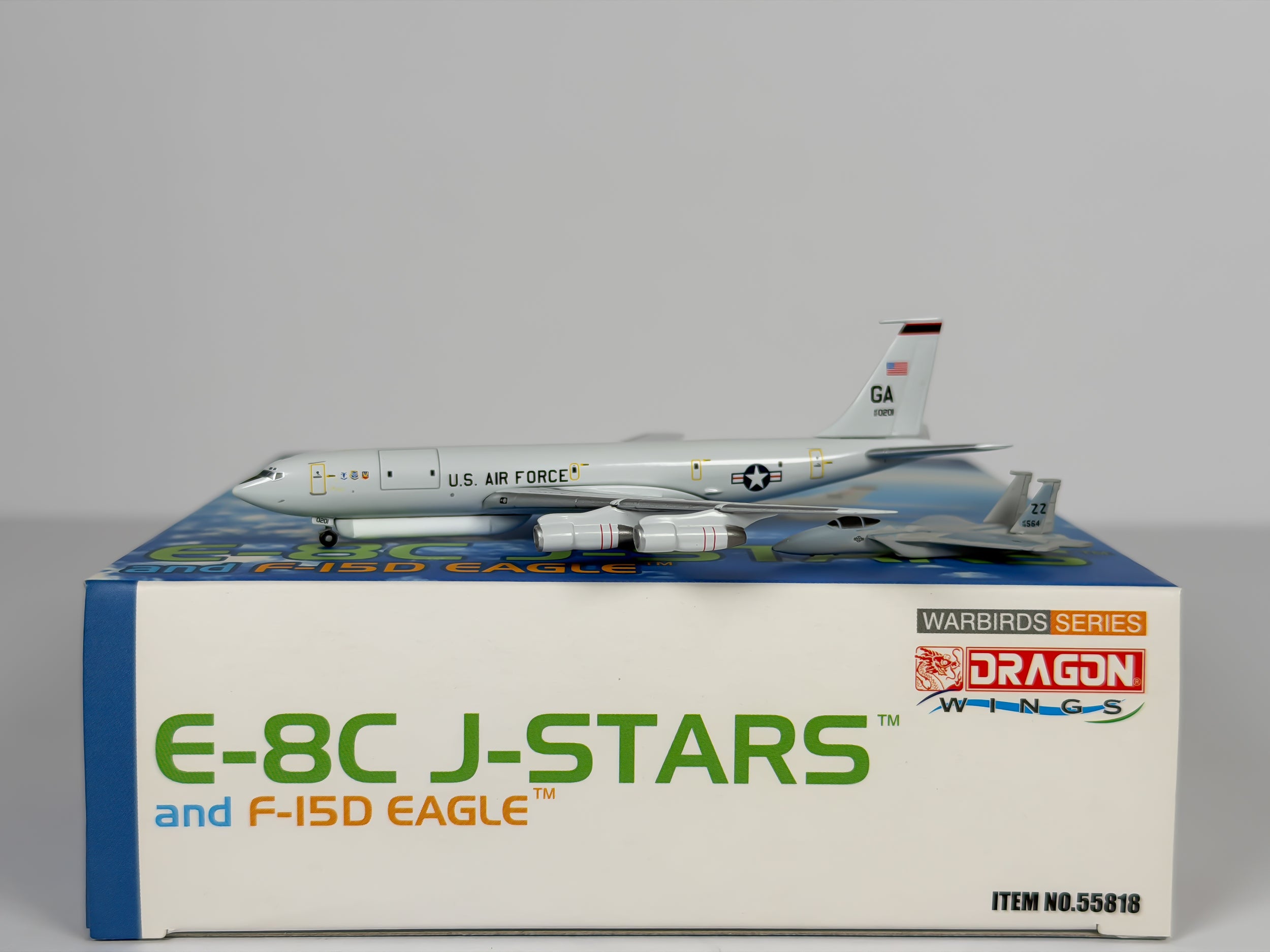 U.S Air Force (USAF) Boeing E-8 Joint STARS (707) 1:400 Dragon Wings 97-0201 (55818)