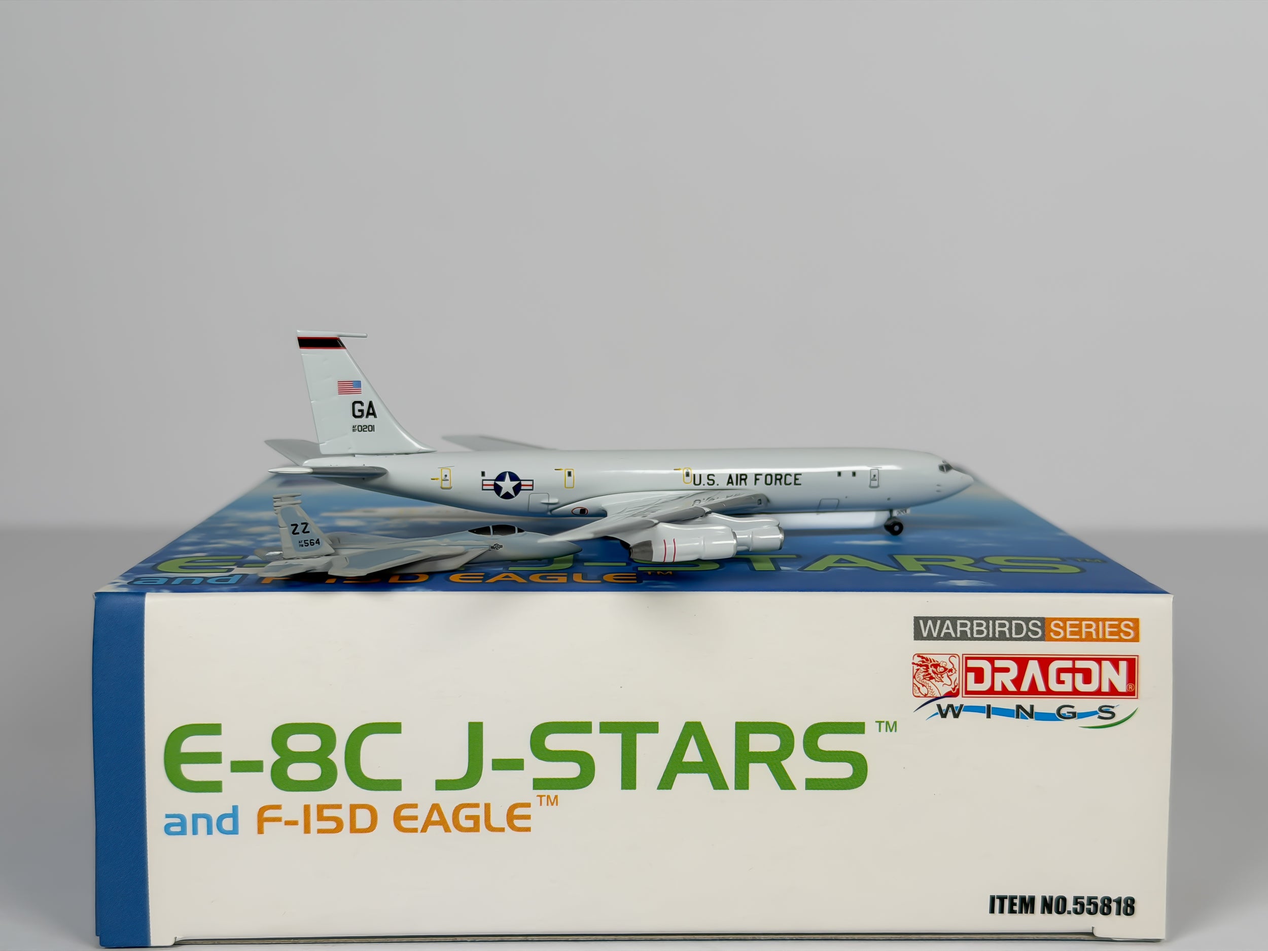 U.S Air Force (USAF) Boeing E-8 Joint STARS (707) 1:400 Dragon Wings 97-0201 (55818)