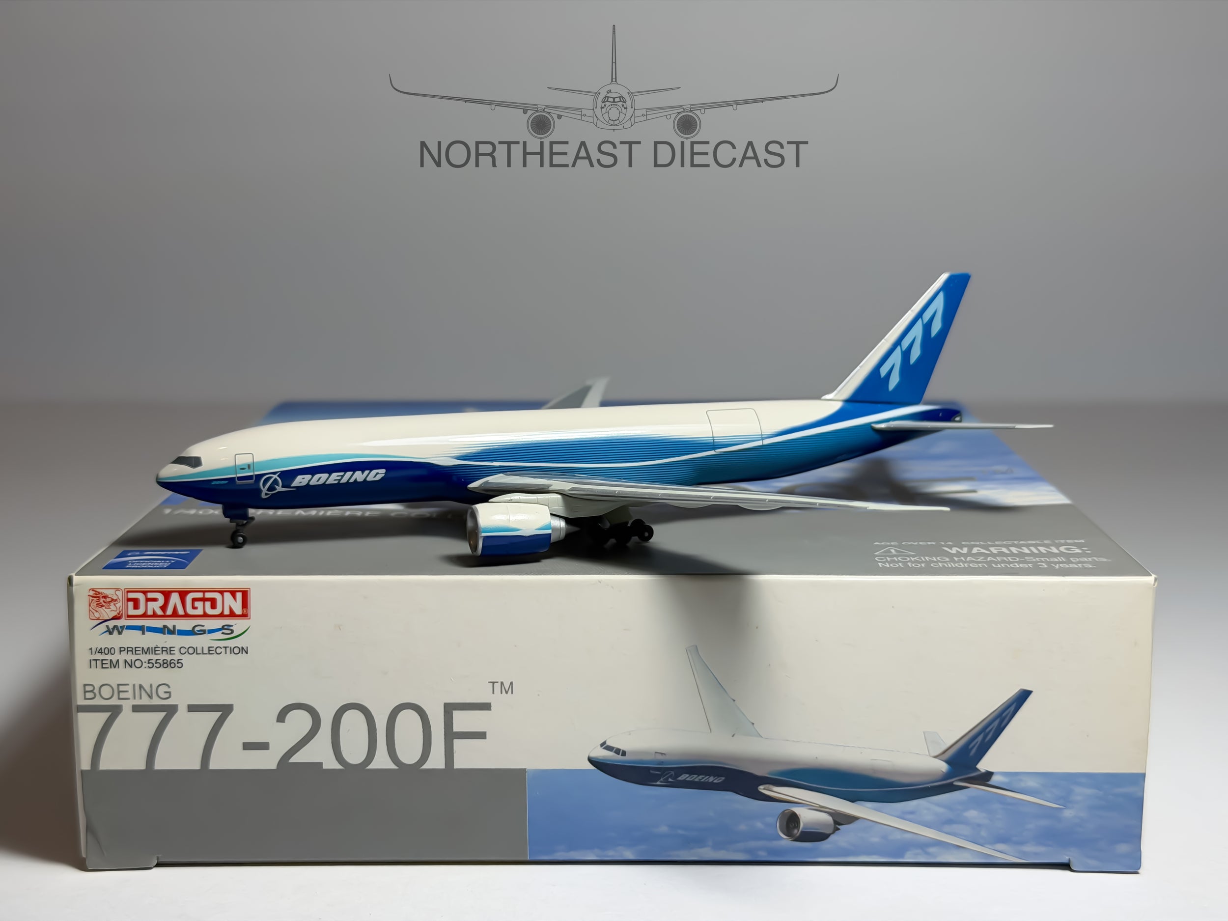 Boeing House Cargo Boeing 777F 1:400 Dragon Wings (55865)