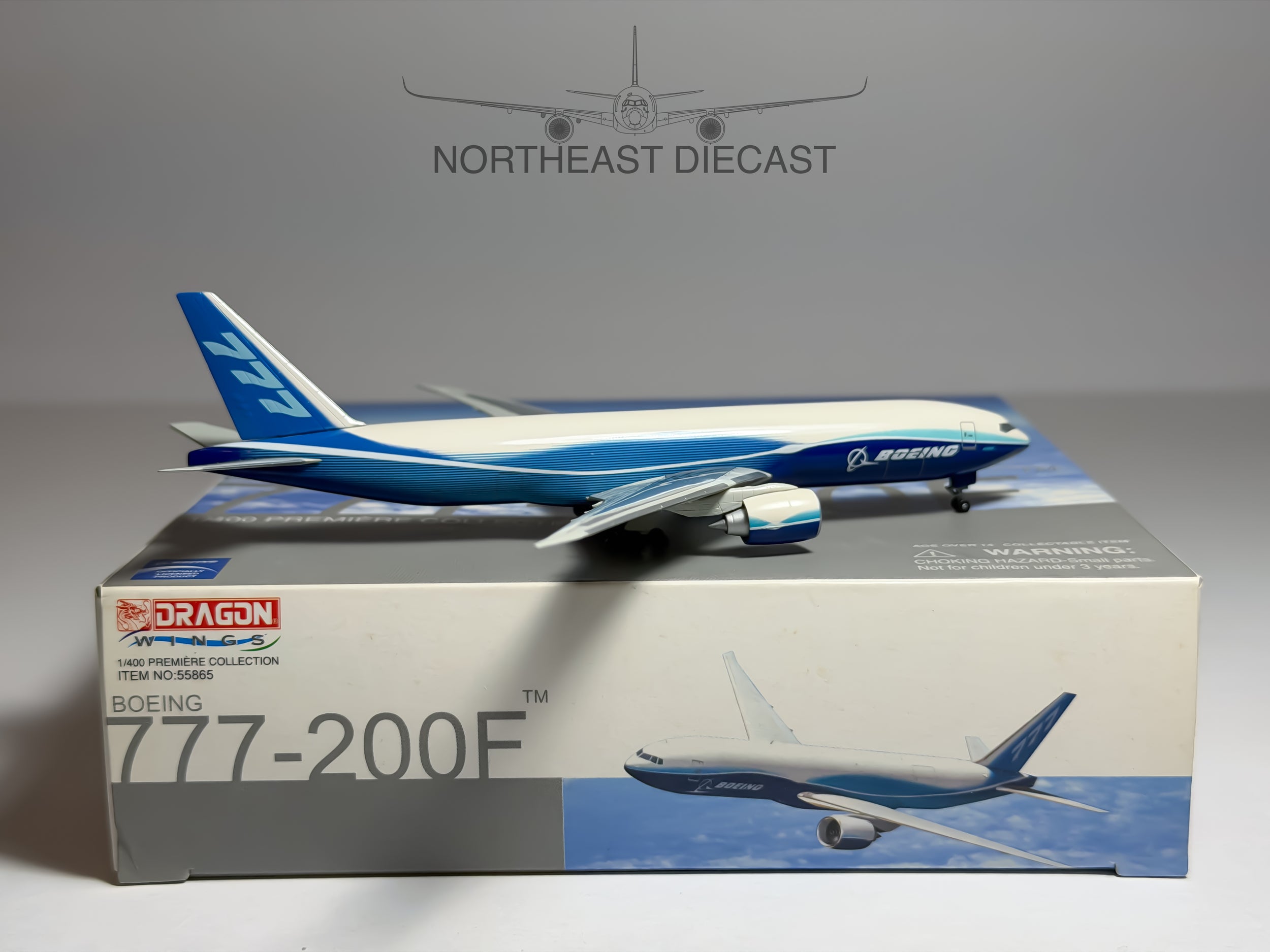 Boeing House Cargo Boeing 777F 1:400 Dragon Wings (55865)