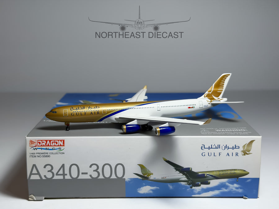Gulf Air Airbus A340-300 1:400 Dragon Wings A4O-LH (55890)