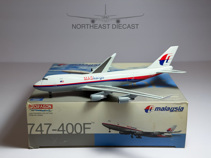 MASkargo Boeing 747-400F 1:400 Dragon Wings 9M-MPR (55942)