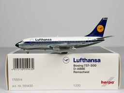 Lufthansa Boeing 737-200 1:200 Herpa D-ABBE (559430)
