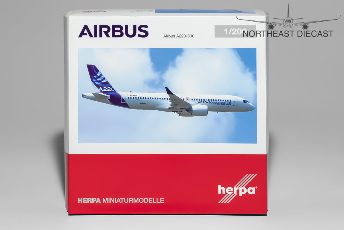 House Colors Airbus A220-300 1:200 Herpa C-FFDO (559515)