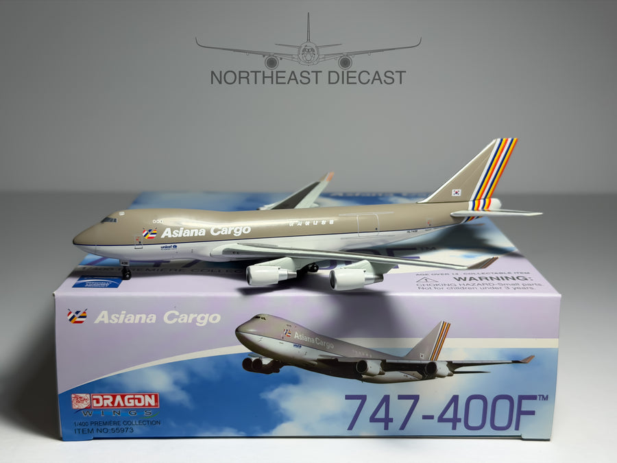 Asiana Cargo Boeing 747-400F 1:400 Dragon Wings HL7436 (55973)