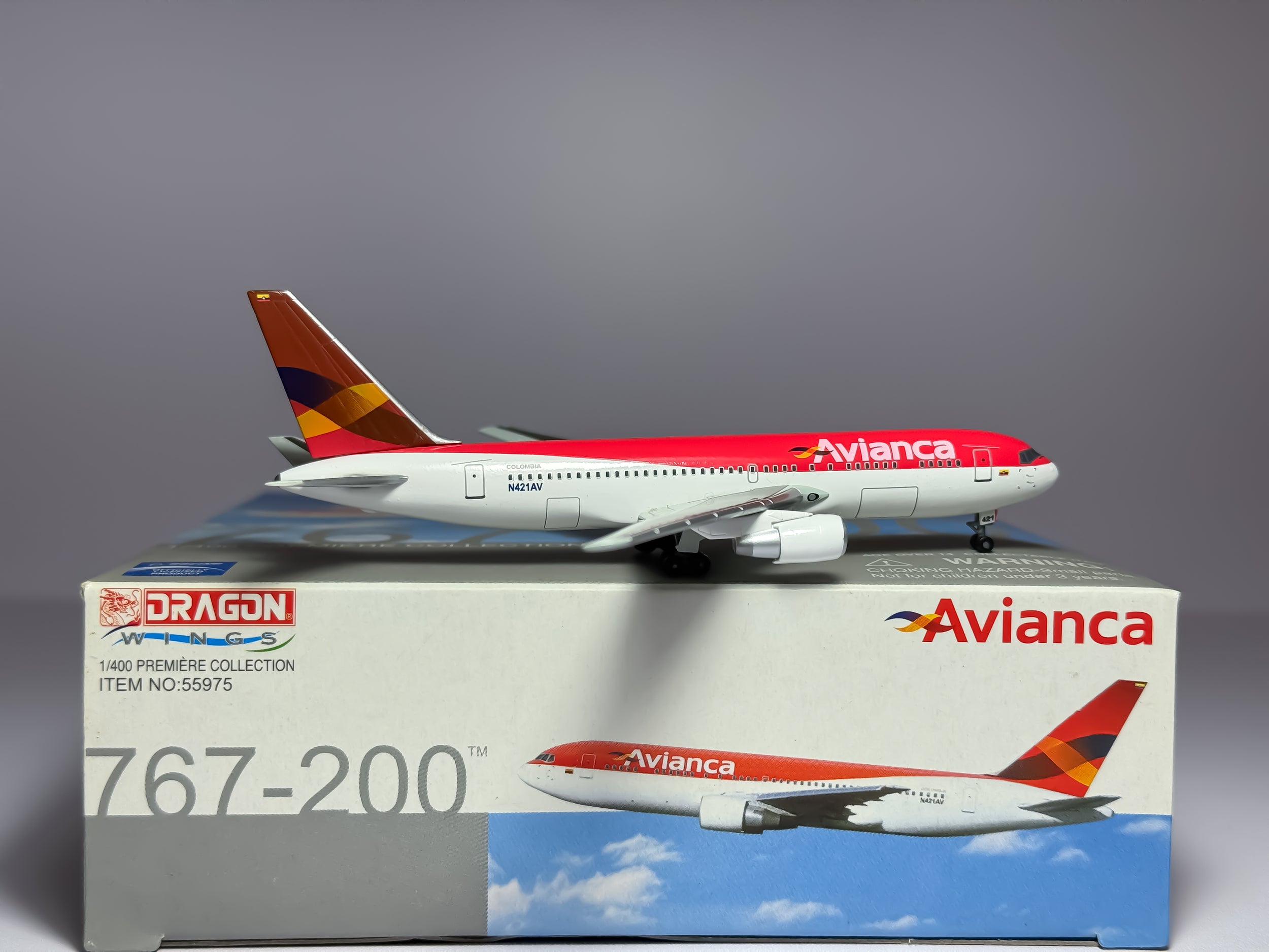 Avianca Colombia Boeing 767-200 1:400 Dragon Wings N421AV (55975)