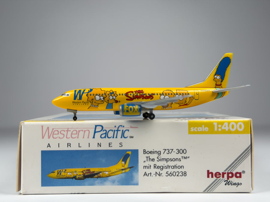 Western Pacific Airlines Boeing 737-300 1:400 Herpa N949WP (560238)